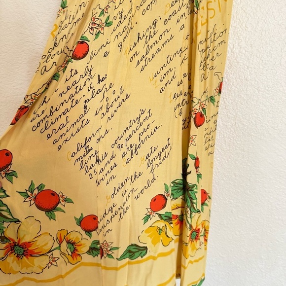 Urban Outfitters Willow Floral Fruit Midi Dress - Picture 7 of 11